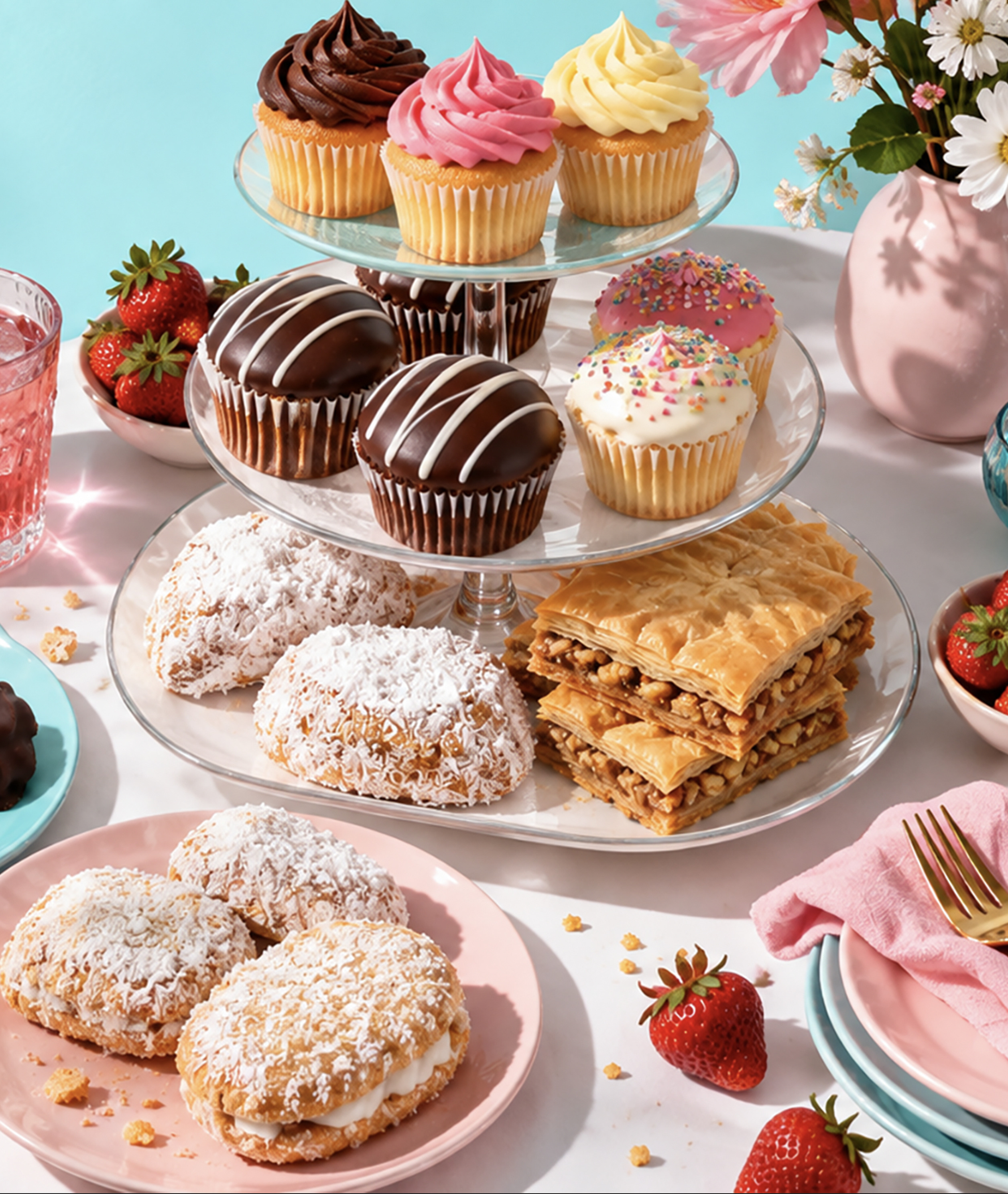 Handy Foods desserts and sweets on a table