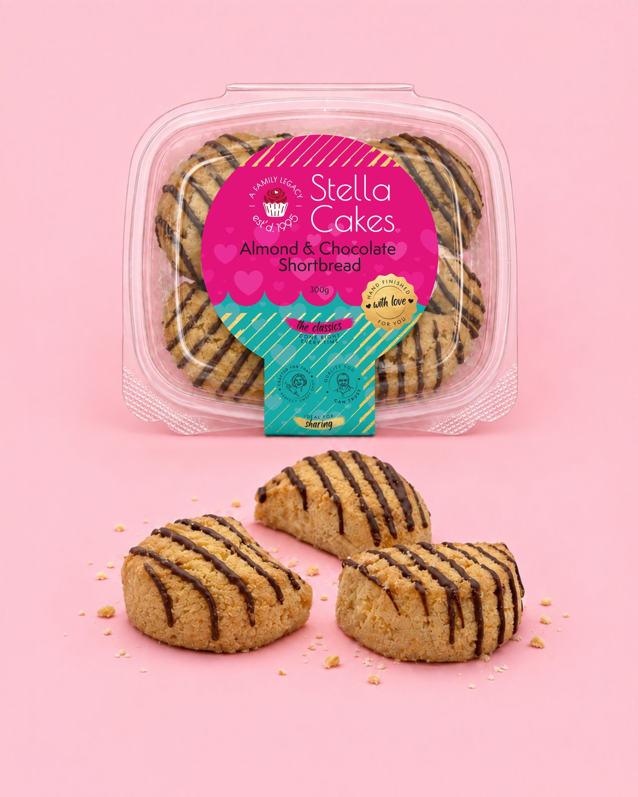 Almond & Chocolate Shortbread