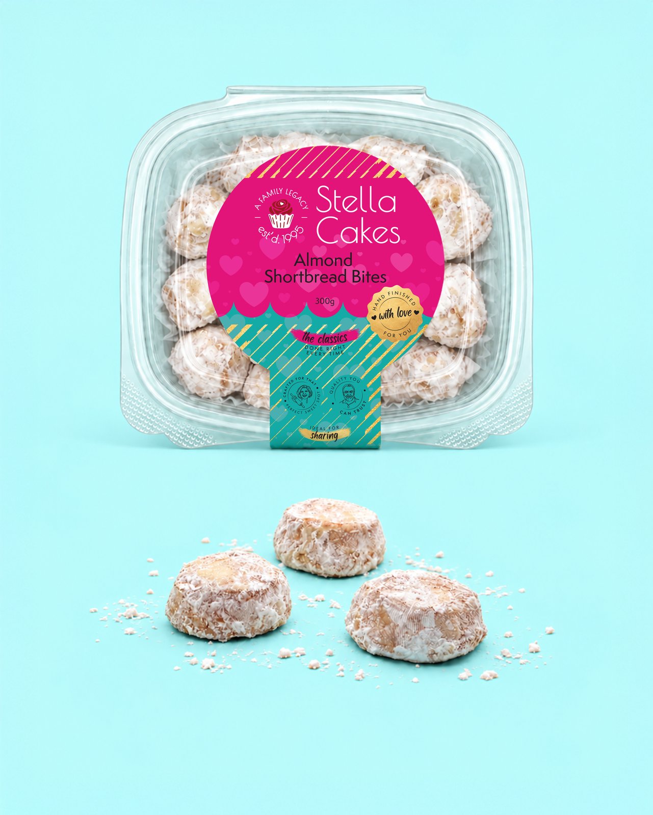 Almond Shortbread Bites