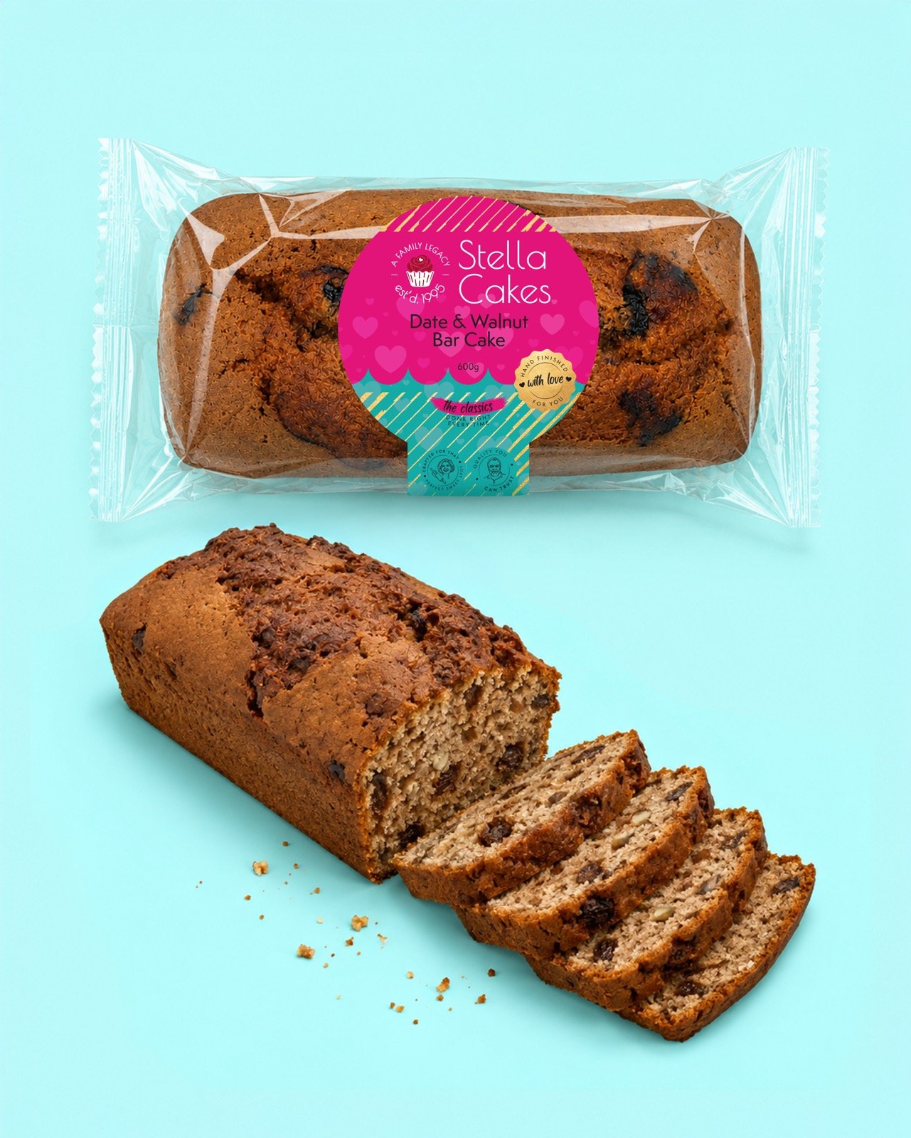 Date & Walnut Bar Cake
